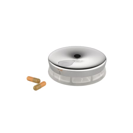 Portapillole Yoyo materiale plastico metallo trasparente - Alessi