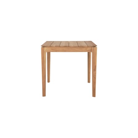 quadratischer Tisch Bok OUTDOOR holz natur / 80 x 80 cm - 4 Personen - Ethnicraft