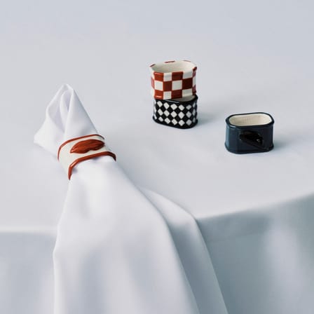 Set de 4 ronds de serviette - Serax