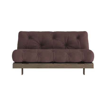 Divano convertibile Roots legno marrone / L 160 cm - 3 posizioni / Struttura marrone - KARUP DESIGN