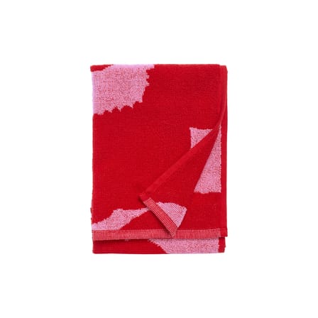 Serviette de toilette Unikko rouge / 30 x 50 cm - Marimekko