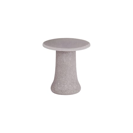 Table d'appoint Babar verre violet / Ø 42 x H 41 cm - 100% recyclé / Fait main - Glas Italia
