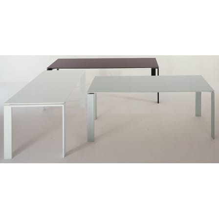 Table rectangulaire blanc / 190 x 79 cm - Kartell