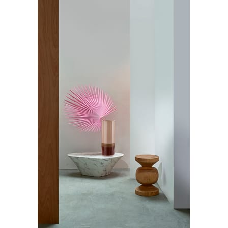 Table d'appoint Ball bois naturel / Bois sculpté main - POLSPOTTEN