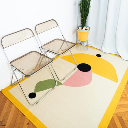 Tapis Asian Umbrella / 180 x 120 cm - Laine - COLORTHERAPIS