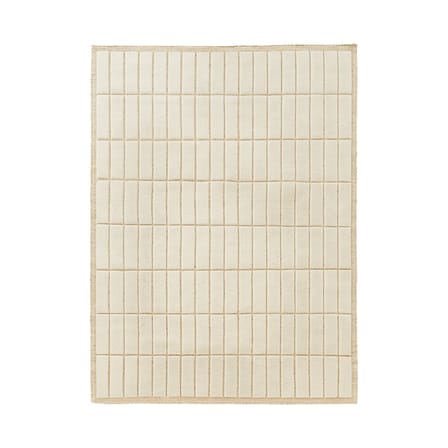 Tapis Tile beige / 170 x 240 cm - Tissé à la main - Audo Copenhagen