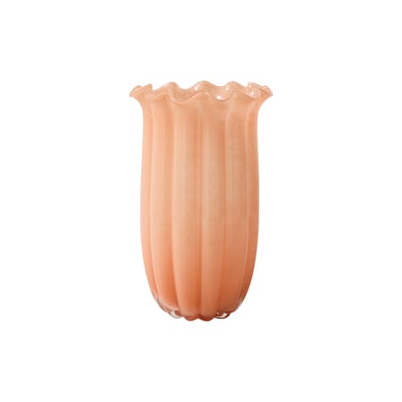 Vase High verre orange - HK LIVING