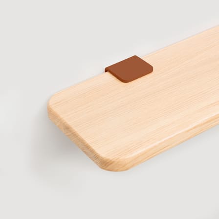 Bracket by Heju Wall fastening metal brown / With vice - To create a shelf - TIPTOE