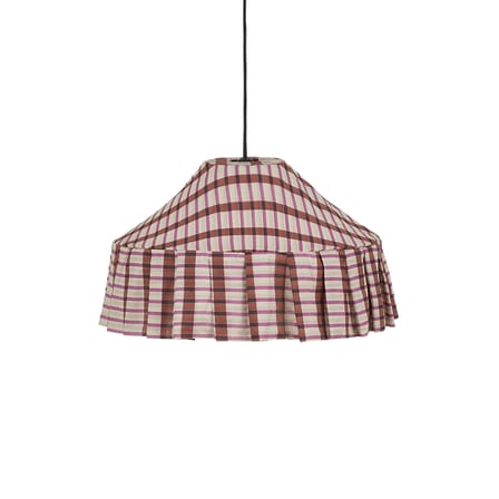 Abat-jour Nicole tissu marron / Ø 50 x H 28 cm - Voile de coton - NOBODINOZ