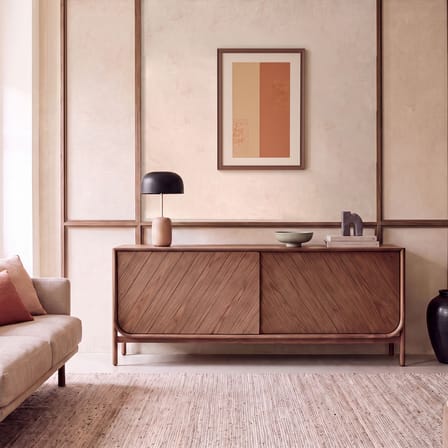 Buffet Marius bois marron / L 155 x H 65 cm - Hartô