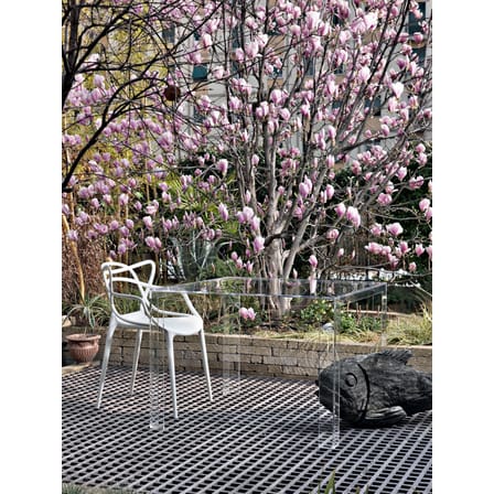 Chaise empilable Masters blanc / Philippe Starck, 2010 - Kartell