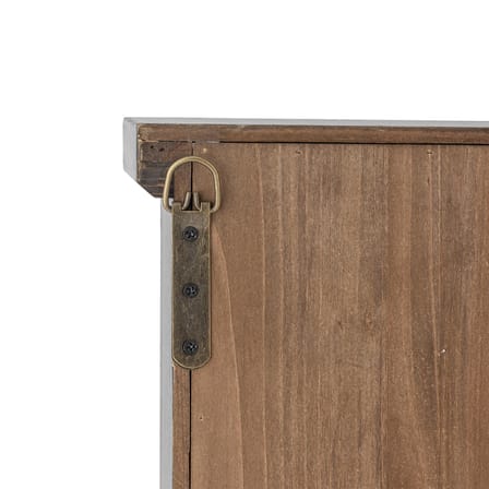 Portaoggetti da parete Hazem legno nero / Utensile a scomparti - L 50 x P 14 x H 80 cm - Bloomingville