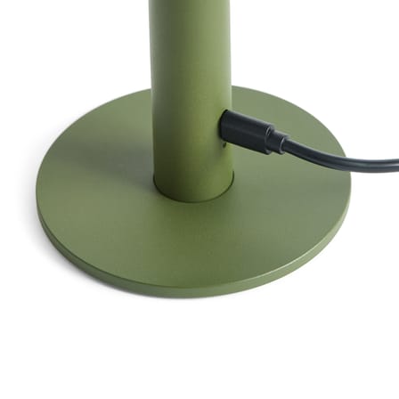 Lampada da esterno ricaricabile senza fili Host Small metallo rosso / LED - H 22 cm / Fissaggio magnetico - Hay