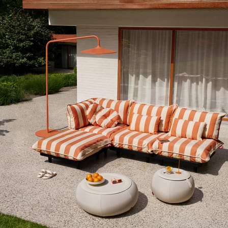 Lampadaire d'extérieur Archigrande métal orange / Surdimensionné - H 233 cm - Fatboy