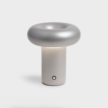 Lampe extérieur sans fil rechargeable Glimpse métal / Ø 17 cm - & klevering