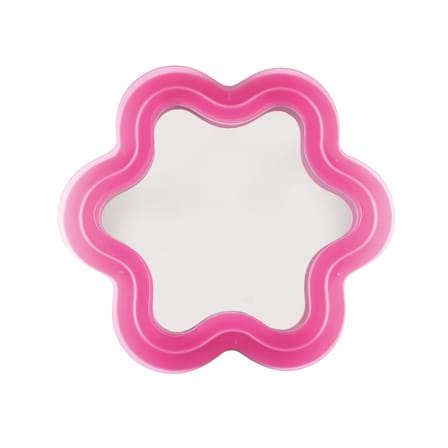 Leuchtspiegel mit Stecker Supercurve - Flower plastikmaterial rosa / LED - L 118.5 x H 108 cm - Seletti