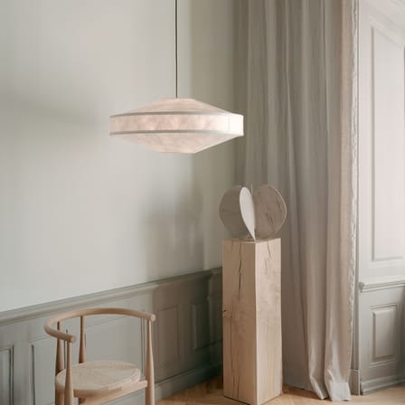Kite Pendant paper white / Ø 75 cm - Tyvek - NEW WORKS