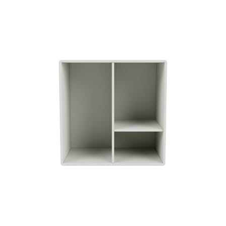 Rangement mural Montana Mini 1002 bois blanc / 3 compartiments - 35 x 35 x P 25 cm - MONTANA