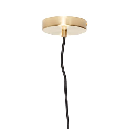 Suspension Muse verre blanc / Ø 40 cm - HÜBSCH