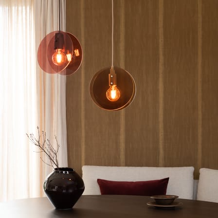 Suspension Toledo verre orange - It's about Romi