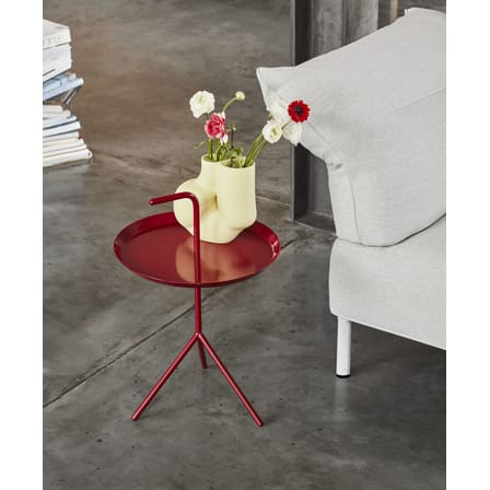 Table basse Don't leave Me métal rouge / Ø 38 x H 42,7 cm - Hay