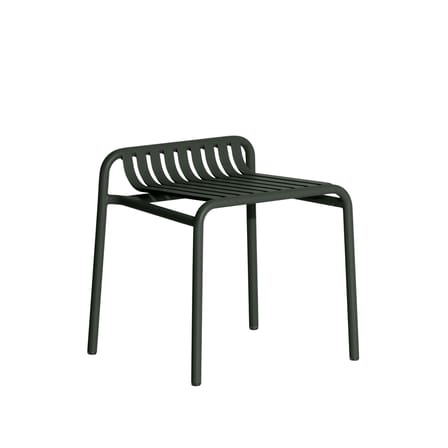 Tabouret Week-End métal vert / Aluminium - Petite Friture