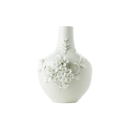 Vase 3D Rose céramique blanc / H 37 cm - POLSPOTTEN