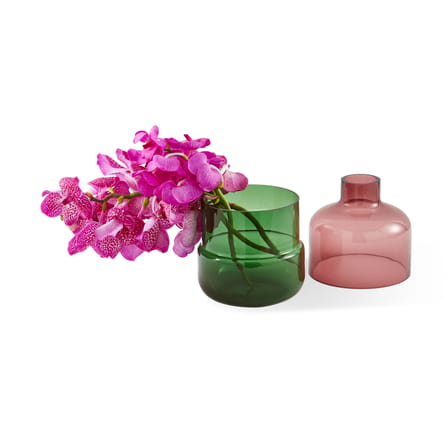 Vase Formy Small verre rose / Ø 20 x H 29 cm - POLSPOTTEN