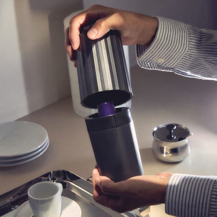 Vide-capsules Plissé / Pour recycler capsules Nespresso et compatibles - Alessi