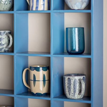 Etagère murale Bekka bois bleu / 70 x 70 x P 10 cm - Bloomingville