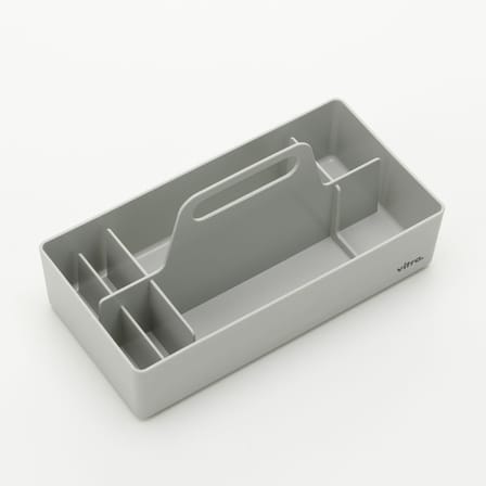 Bac de rangement Toolbox RE plastique gris / Recyclé - 32 x 16 cm / Arik Levy, 2010 - Vitra