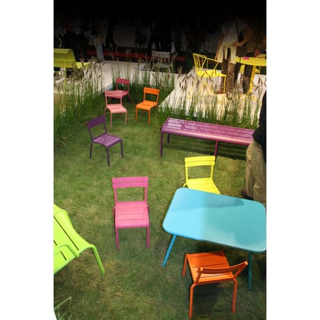 Banc Luxembourg métal vert 3/4 places / L 145 cm - Aluminium - Fermob