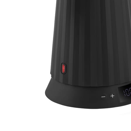 Bouilloire électrique Plissé plastique noir / 1,7 L - Contrôle de la température - Alessi