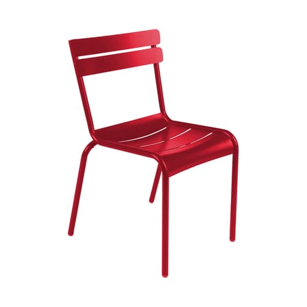 Chaise enfant Luxembourg kid métal rouge / Empilable - Fermob