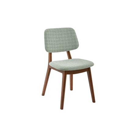 Chaise rembourrée Happy Days tissu vert - Pols Potten