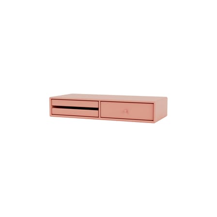 Coiffeuse Makeup bois rose / Console murale - L 69.6 x P 30 x H 12.6 cm - MONTANA