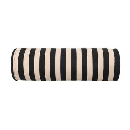 Coussin Vibes Cylinder tissu noir / Ø 16 x L 50 cm - NOBODINOZ