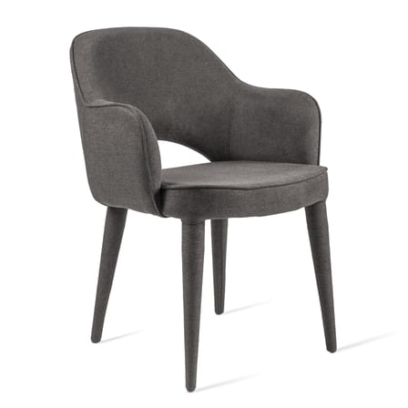 Fauteuil rembourré Cosy tissu gris - POLSPOTTEN