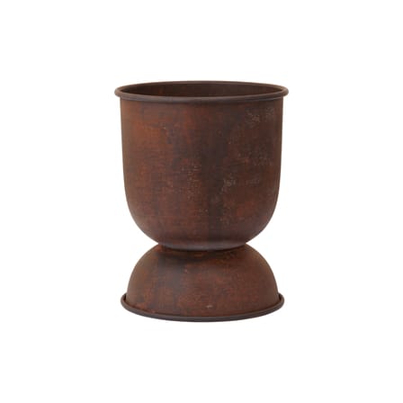 Hourglass Extra Small Flowerpot metal brown / Ø 21 x H 30 cm - Ferm Living