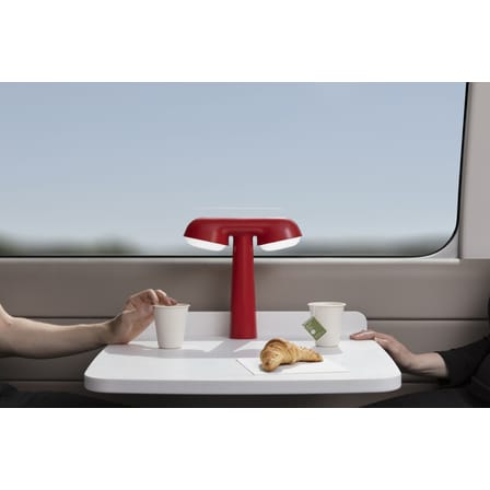 Lampe de table Lampe TGV métal rouge / Coéditée Moustache & SNCF - Moustache