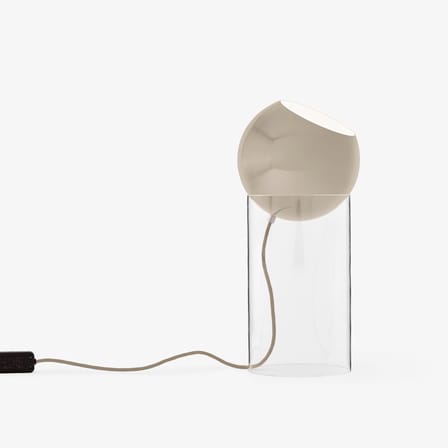 Lampe Topan VP14 métal beige / H 46 cm - Verner Panton, 1959 - &tradition
