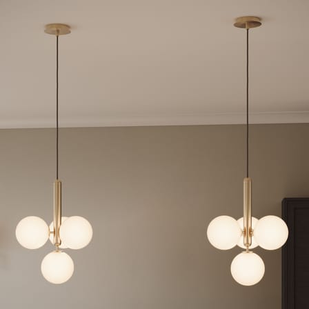 Suspension Miira 4 verre / Ø 38 cm - NUURA