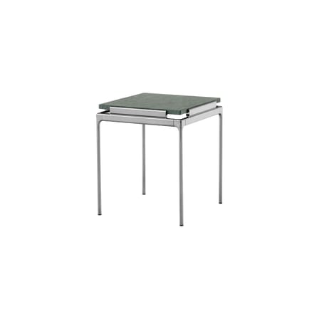 Table d'appoint Sett LN11 marbre vert / 40 x 40 x H 46 cm - &tradition