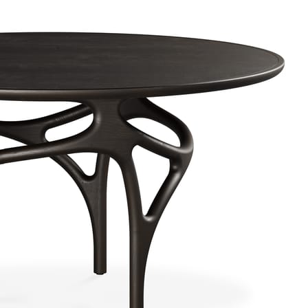 Table ronde Cena INDOOR / Ø 150 cm (8 personnes) - Plateau teck - MORPHO