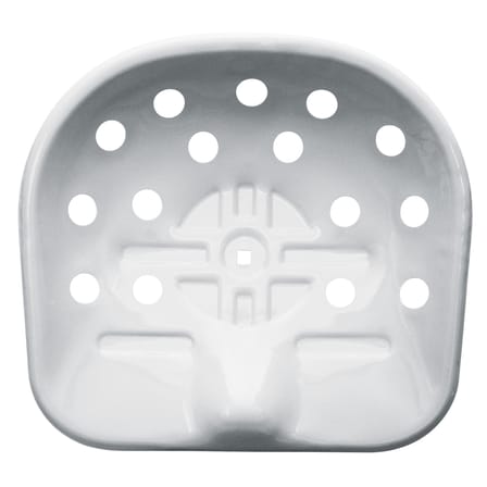 Tabouret Mezzadro métal bois blanc / Achille et Pier Giacomo Castiglioni, 1957 - Zanotta