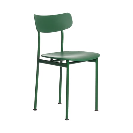 Chaise Motta vert / Jasper Morrison - Polypropylène recyclé - Magis