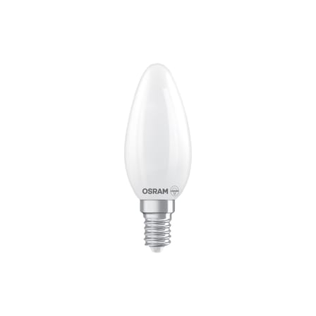 Ampoule LED E14 dimmable Flamme B35 Frosted / 5,9W (= 60W) - Blanc chaud - Osram