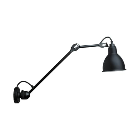 Applique N°304L40 métal noir / Plafonnier - Bras L 40 cm / Lampe Gras - DCW éditions