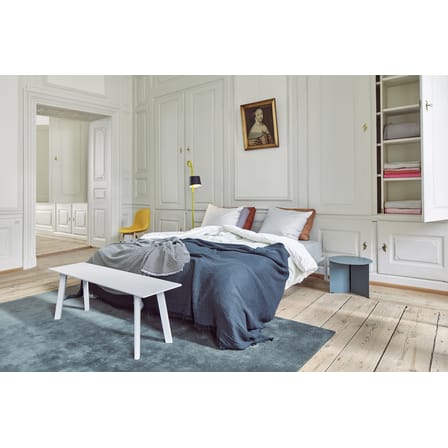 Cadre de lit Connect métal blanc / 140 x 200 cm - Hay