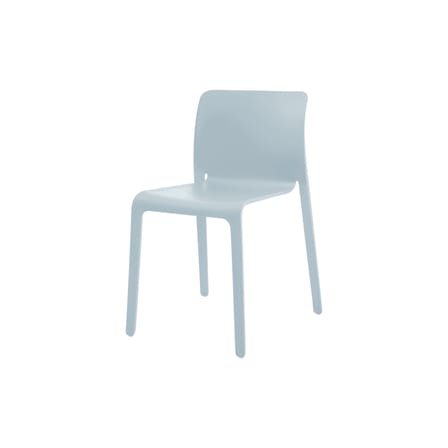 Chaise empilable First plastique bleu / Stefano Giovannoni, 2007 - Magis